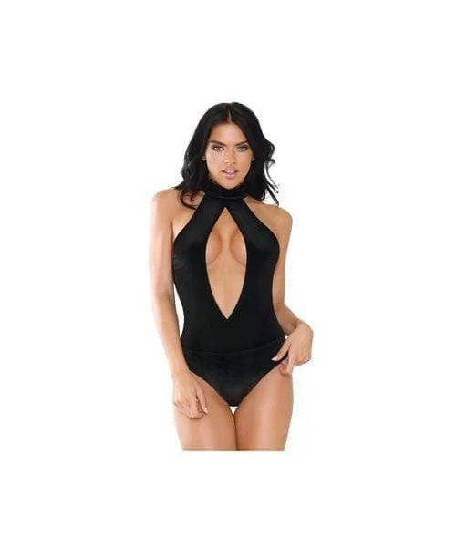 Alexandra Velvet Playsuit - Back - Small- Medium