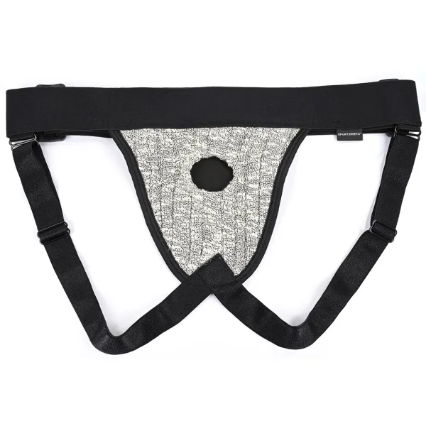 EM.EX. Fit Harness Jock Knit Strap-On Harness By Sportsheets - X-Small to Large, Waists 20" to 31"