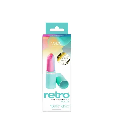 Retro Rechargeable Bullet Turquoise
