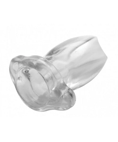 Gape Glory Clear Hollow Anal Plug Large