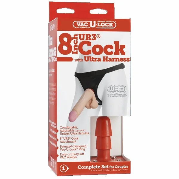 VacULock Ultra Realistic Harness 8 Inch