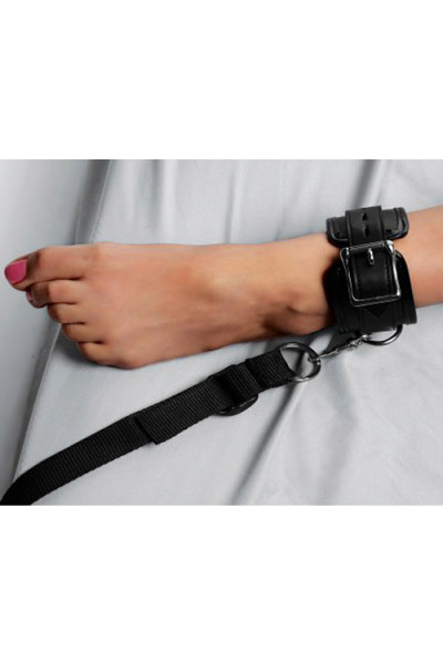 Strict Adjustable Bondage Fetish Bed Restraint Kit with Padded Cuffs