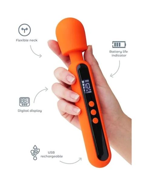 Share Satisfaction Isla Digital Wand - 9.4 Inch