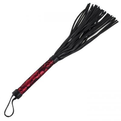 Bondara Red Luxury Flogger 15 Inch