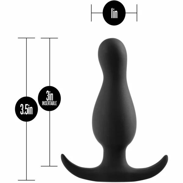 Blush Anal Adventures Platinum Curve Plug