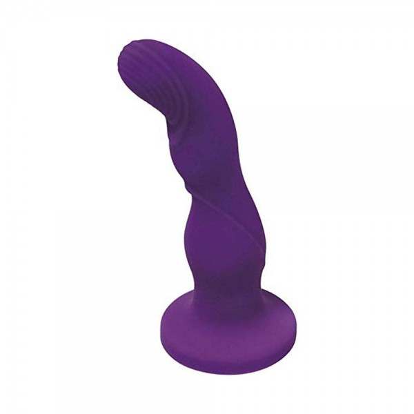 Evolved Love Harnessed Vibrating w/ Dildo 6.25" - Purple