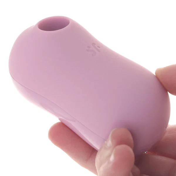 Satisfyer Cotton Candy Pressure Wave Rechargeable Waterproof Clitoral Stimulator - Pink