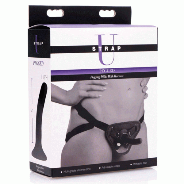 4" Silicone Pegging Strap-On