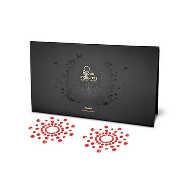 Bijoux Indiscrets Mimi Red Nipple Covers
