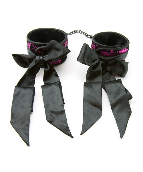 Satin and brocade fetish set