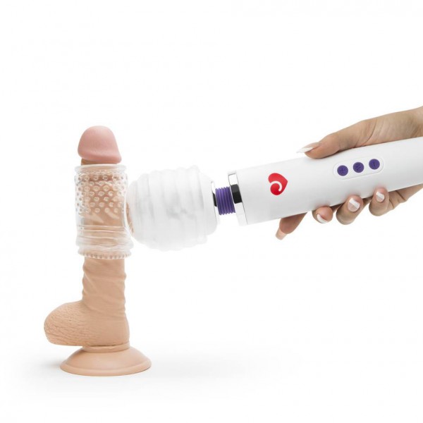 Lovehoney Deluxe White Massage Wand Couple's Gift Bundle (4 Piece)