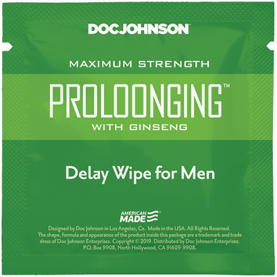 Proloonging Delay Wipes for Men 10 Pack