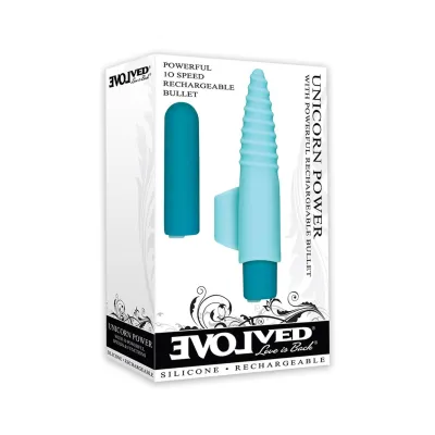 Unicorn Power Bullet Vibrator With Finger Sleeve