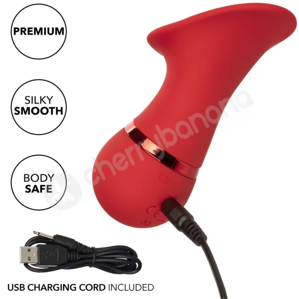 Calexotics French Kiss Seducer Full Contact Scoop Fluttering Tongue Clit Vibe