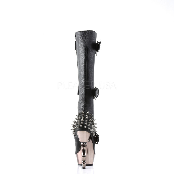 5 1/2 inches Finger Bone Heel, 1 1/2 inches PF Lace Up Knee High Boot — image 4 of 4