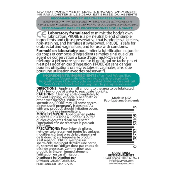 Probe Silky Light Lubricant