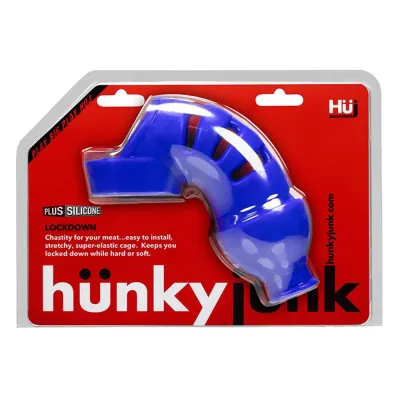 Hunkyjunk Lockdown Chasity Packer Cobalt