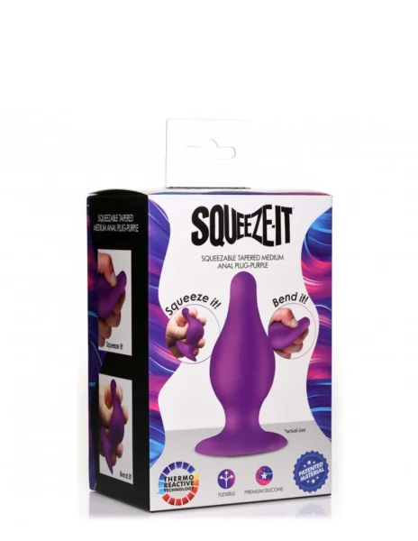 Squeezable Anal Plug Medium