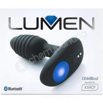 OhMiBod By Kiiroo Lumen App Controlled 4 Black Pleasure Plug