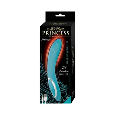 Princess Dynamic Heat G spot Vibrator Silicone Blue