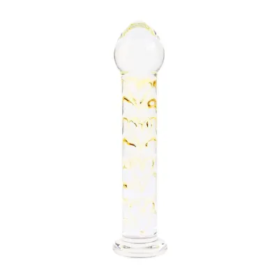 Lucent Hearts Glass Dildo