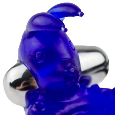 Double Rabbit Booster Vibrating Cock Ring