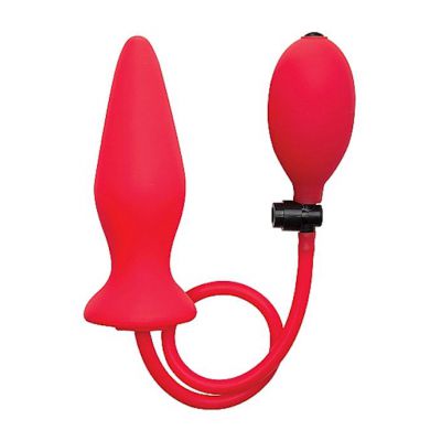 Inflatable Silicone Plug Red