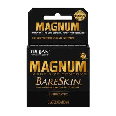 Trojan Magnum Bareskin 3pk 3pk