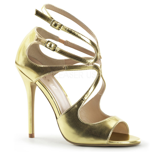 5 inches Heel, Strappy Sandal W/ Cutout Detail — image 9 of 16