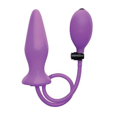 Inflatable Silicone Plug Purple
