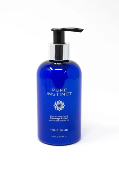 Pure Instinct True Blue Pheromone Oil Massage Lotion
