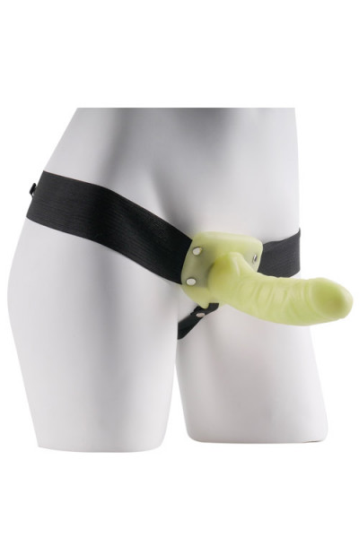 Pipedream Beginner's Glow in the Dark Hollow Strap-On 
