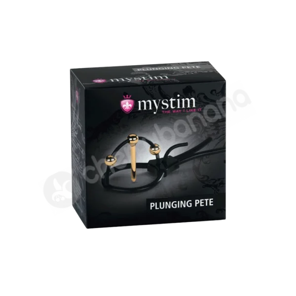 Mystim Plunging Pete E-Stim Penis Strap & Urethral Sound