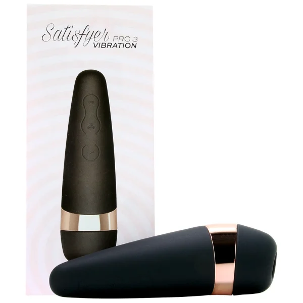 Satisfyer Pro 3 Vibration Vibrating Pressure Wave Stimulator