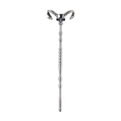 Kink Range Removeable Rams Head Urethral Plug 4 6 Inch Silver