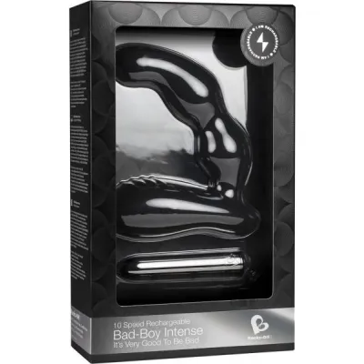 Bad Boy Intense 10X Prostate Massager Black