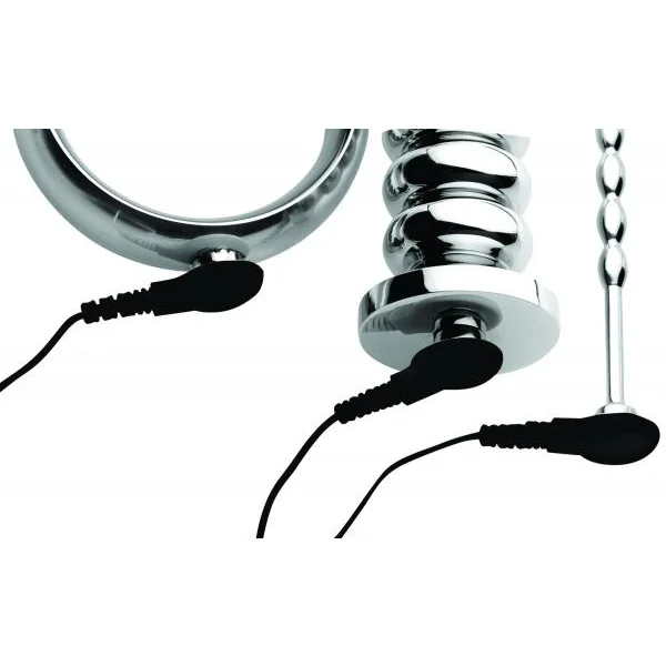 Zeus Deluxe Voltaic For Him Stainless Steel Male E-Stim Kit