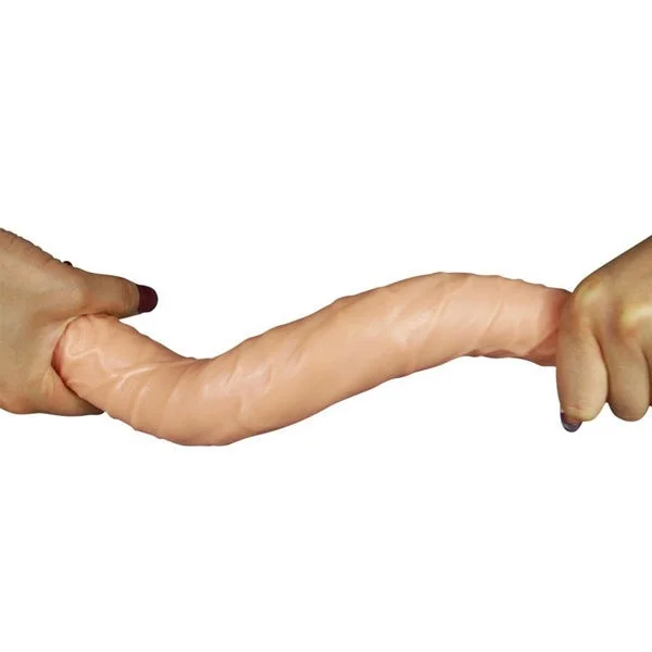 Lovetoy 14-Inch Realistic Tapered Slim Ultra Double Dildo