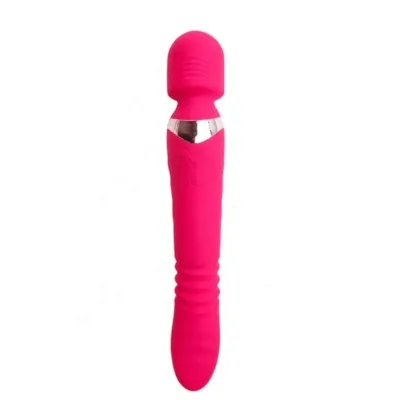 Thrusting Rotating Vibrating Wand Massager Thrusting Tension Relief Body Wand