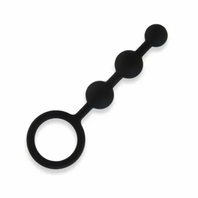 All About Anal Silicone Anal Beads 3 Balls
