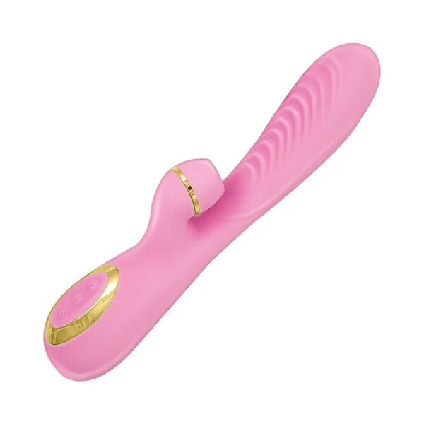 Vibes Of New York Ribbed Suction Massager