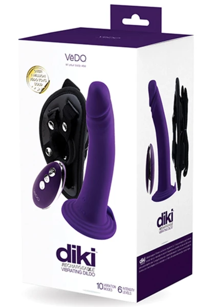 Vedo Diki Remote Strap-On Vibrating Harness Kit