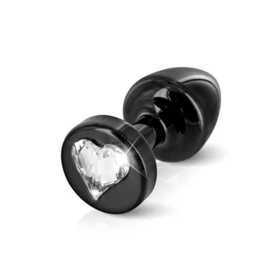 Anni R Heart T2 Butt Plug Black 30mm