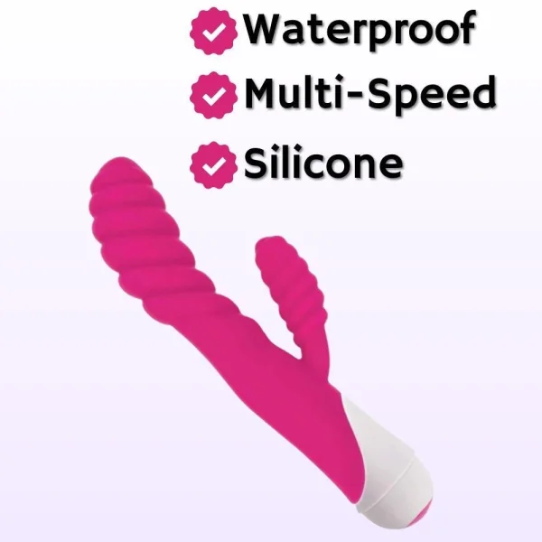 Curve Gossip 'Diana' Rabbit Vibrator - Magenta — image 4 of 5