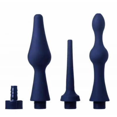 Universal 3 Piece Silicone Enema Attachment Set