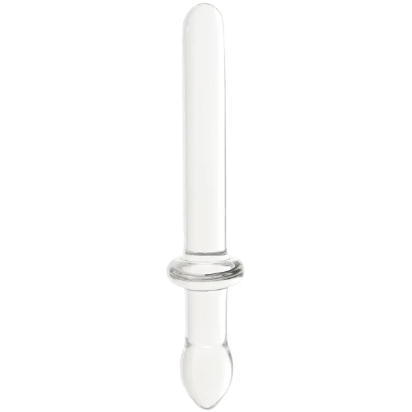 Gläs 9.25" Classic Smooth Dual-Ended Glass Dildo  - Clear