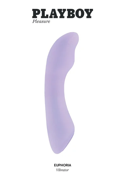 Playboy Pleasure Euphoria Waterproof Rechargeable Silicone Mini G-Spot Vibrator - Lavender