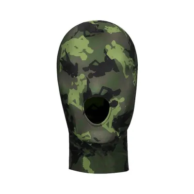 Mask With Mouth Opening Army Theme