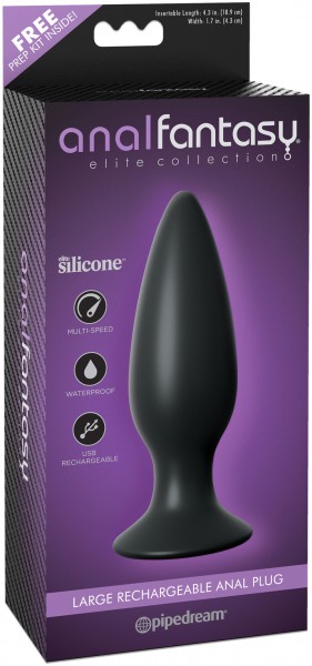Large Rechargeable Anal Plug