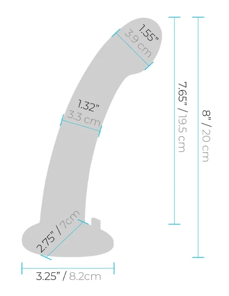 Pegasus 8" P-Spot & G-Spot Peg Strap-On Set